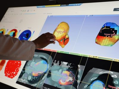 With the right software, large multi-touch displays could help doctors and patients discuss important health information